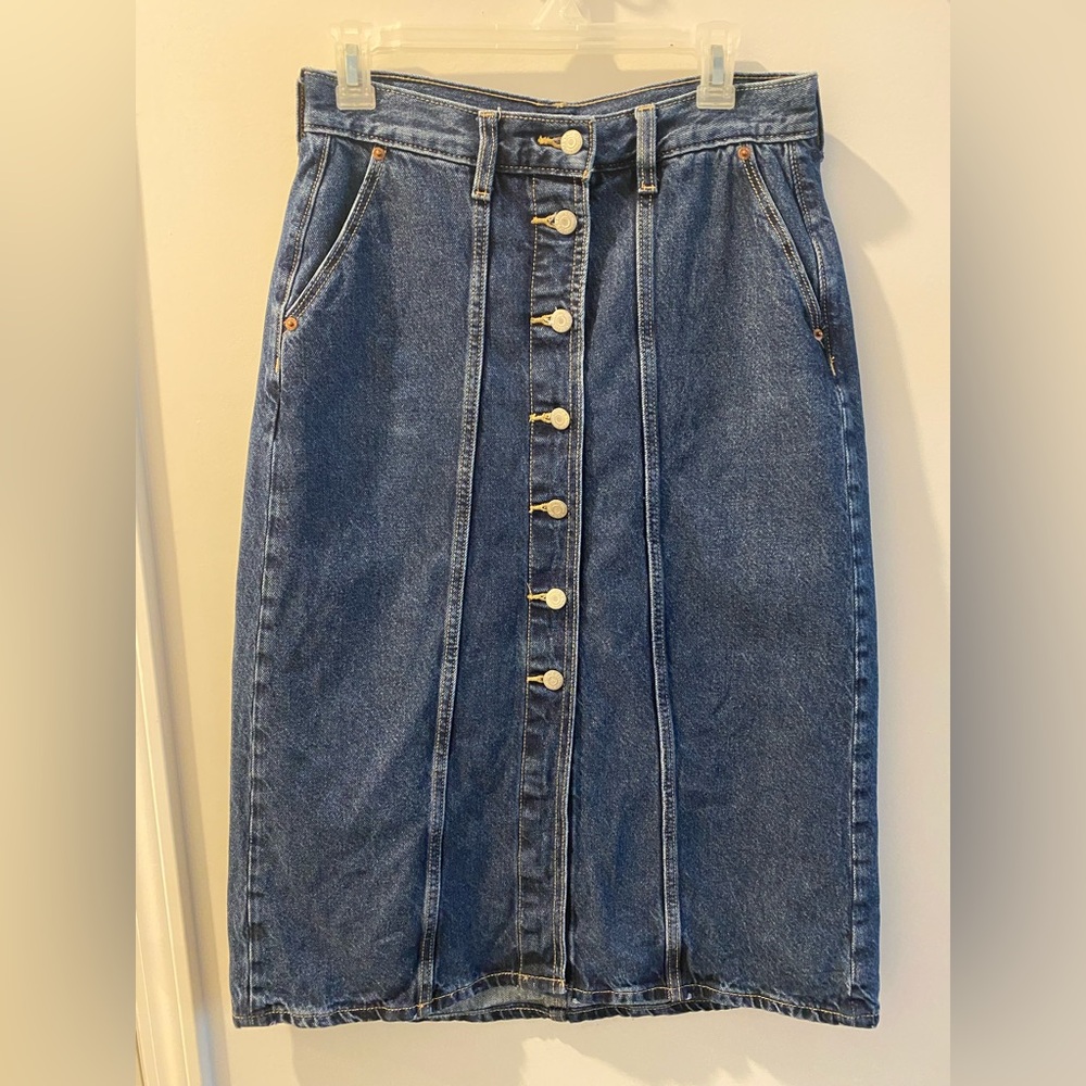 Old Navy High-Rise Denim Skirt